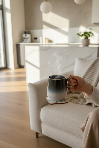 KUBEK CERAMIKA 400 ML ELEGANCKI I FUNKCJONALNY LUNA LINE