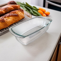 SZKLANA FORMA DO CIASTA KEKSÓWKA FORMA DO PIECZENIA ŻAROODPORNA 27x14x7,3cm