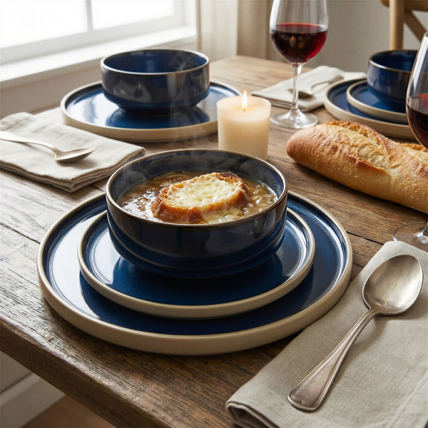 SERWIS OBIADOWY KOMPLET TALERZY 18EL. ZASTAWA OBIADOWA ZESTAW NA 6 OSÓB