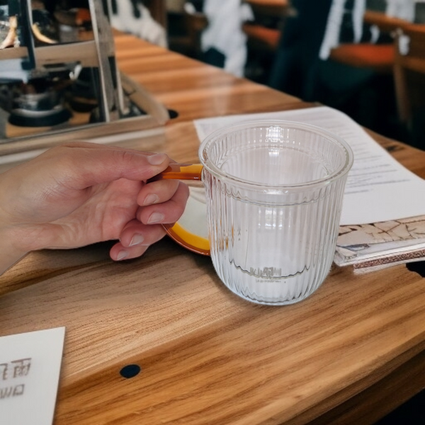 SZKLANKA KUBEK TERMICZNY 0,4L ZAPARZACZ SZKLANY DO PARZENIA HERBATY I ZIÓŁ