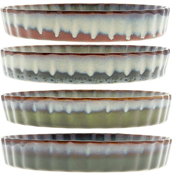 FORMA DO TARTY PIECZENIA CIAST CERAMICZNA ZAPIEKANIA W PIEKARNIKU 27 cm