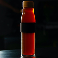 TERMOS KUBEK TERMICZNY BUTELKA SZKLANA EKO 450 ml