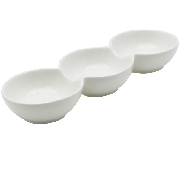 MISECZKI 3 POJEMNIKI PORCELANOWE DO DIPÓW SOSÓW