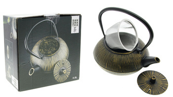 CZAJNIK ŻELIWNY ZAPARZACZ DO HERBATY I ZIÓŁ IMBRYK