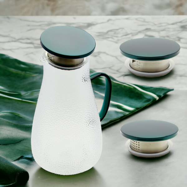 DZBANEK SZKLANY NA NAPOJE HERBATĘ KAWE HOT 2L WODY SOKU 22,6 CM