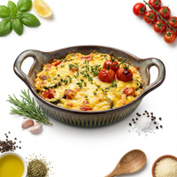 NACZYNIE ŻAROODPORNE CERAMICZNE FORMA DO PIECZENIA ZAPIEKANIA ø21 cm 0.9L