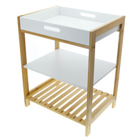 REGAŁ PÓŁKA BAMBUSOWA SZAFKA ŁAZIENKOWA 50x40x30cm