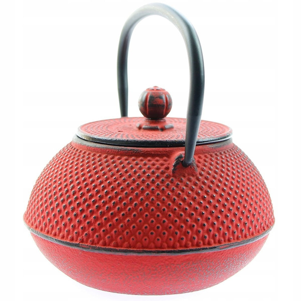 CZAJNIK ŻELIWNY IMBRYK CZARKI ZESTAW PODGRZEWACZ