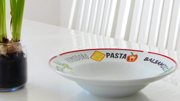 TALERZE DO MAKARONU x2 TALERZ GŁĘBOKIE DUŻE 27.5cm