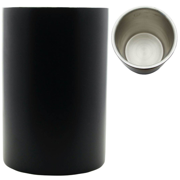 POJEMNIK NA LÓD 1,5L CZARNE WIADERKO NA BUTELKĘ