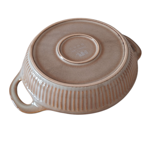 NACZYNIE ŻAROODPORNE CERAMICZNE FORMA DO PIECZENIA ZAPIEKANIA ø21 cm 0.9L