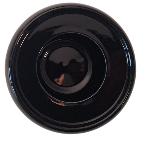 PODGRZEWACZ CERAMICZNY DO DZBNAKA CZAJNIKA NA ŚWIECZKĘ TEA LIGHT CZARNY