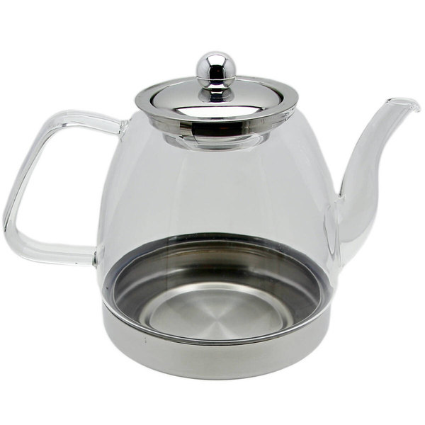 ZAPARZACZ CZAJNIK DZBANEK SZKLNAY INDUKCJA 1,2L DO KAWY HERBATY ZIÓŁ