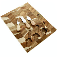 DESKA DREWNIANA TALERZ AKACJA DO SERWOWANIA SERA DAŃ PRZEKĄSEK DO KROJENIA