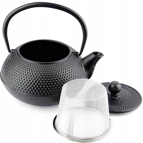 ŻELIWNY ZESTAW CZARKI ŻELIWNE CZAJNIK DO HERBATY