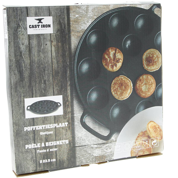 PATELNIA DO NALEŚNIKÓW MINI 15 PANCAKES ŻELIWNA