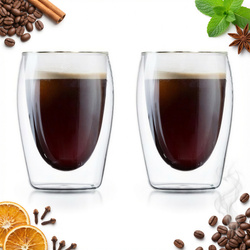 Szklanki termiczne 175 ml do KAWY, SOKU,WODY 2 szt