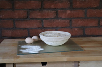 DESKA kuchenna SZKLANA 25x35cm szklana przezroczysta nie gładka a groszkowa