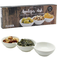 MISECZKI 3 POJEMNIKI PORCELANOWE DO DIPÓW SOSÓW