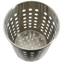 POJEMNIK NA SZTUĆCE ORGANIZER KOSZYK CZARNY STAL