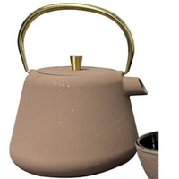 CZAJNIK IMBRYK ŻELIWNY 1L ZAPARZACZ SITKO STALOWE DO HERBATY +4 CZARKI