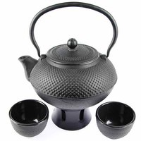 ZAPARZACZ 1,5L IMBYRK 2x CZARKI ŻELIWNE DO HERBATY