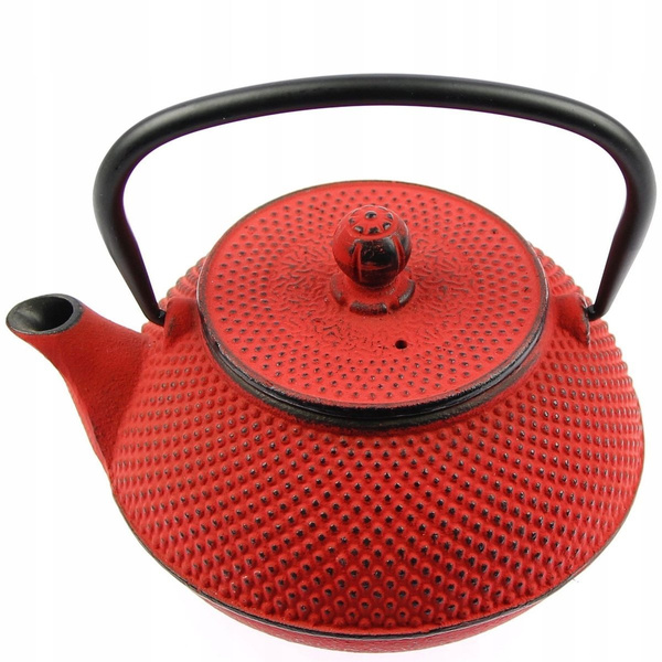 CZAJNIK ŻELIWNY IMBRYK CZARKI ZESTAW PODGRZEWACZ