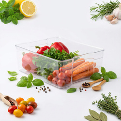 POJEMNIK DO LODÓWKI SZUFLADA NA ŻYWNOŚĆ ORGANIZER