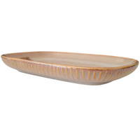 PÓŁMISEK SALATERKA PATERA TALERZ SAŁATKOWY PROSTOKĄTNY CERAMICZNY 20 cm