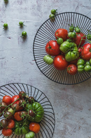 KOSZYK na owoce warzywa METALOWY druciany 26,5 cm okrągły CZARNY misa LOFT