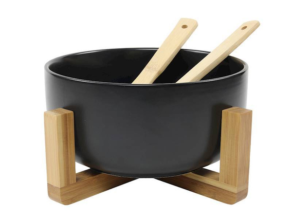 MISKA PÓŁMISEK PORCELANOWA SALATERKA BAMBUS