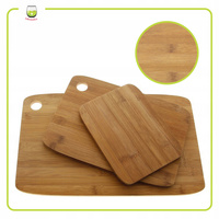 DESKI DO KROJENIA DREWNIANE BAMBUSOWE ZESTAW 3 szt