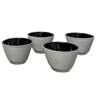 CZAJNIK IMBRYK ŻELIWNY 1L ZAPARZACZ SITKO STALOWE DO HERBATY +4 CZARKI