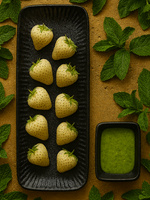 MISECZKA CERAMICZNA DO DIPÓW SOSÓW 8 CM ELEGANCKA CZARNA OMBRES BLACK