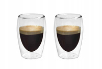 ZESTAW 6X SZKLANKI TERMICZNE KAWY ESPRESSO 80 ML