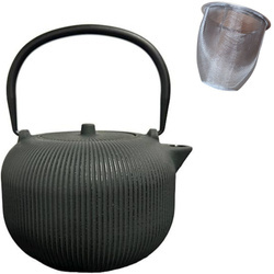 ZAPARZACZ ŻELIWNY IMBRYK Z SITKIEM DO ZIÓŁ HERBATY CZAJNIK DZBANEK 1 L