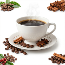 FILIŻANKA CERAMICZNA BIAŁA 260ml ZE SPODKIEM AŻUROWYM DO KAWY HERBATY