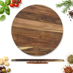 DESKA OBROTOWA 35 cm DRENIANY TALERZ  DO PIZZY SERÓW SERWOWANIA PATERA