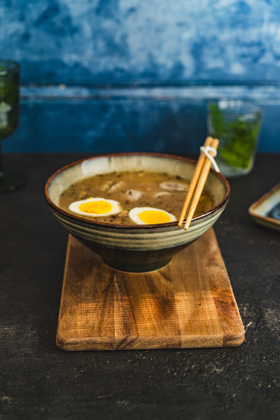 MISKA DO RAMENU MAKARONU ZUPY TALERZ GŁĘBOKI 1L MISECZKA OBIADOWA 20cm