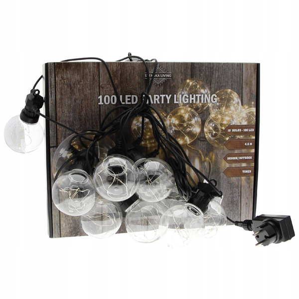 GIRLANDA OGRODOWA Z ŻARÓWKAMI LED BALKON TARAS