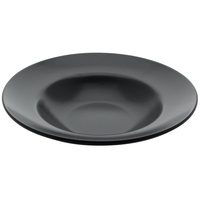 TALERZ GŁĘBOKI TALERZ DO MAKARONU CZARNY 27 CM