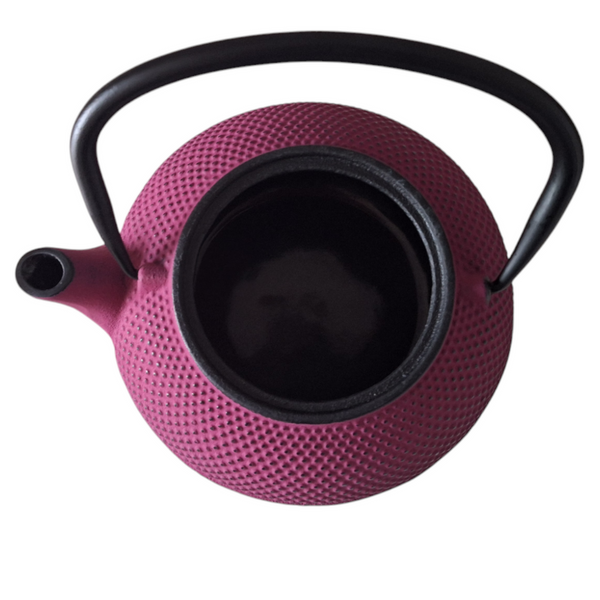 CZAJNIK IMBRYK ŻELIWNY 0,8L ZAPARZACZ SITKO DO HERBATY +2 CZARKI +PODKŁADKA