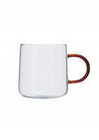 ŻAROODPORNE KUBKI z kolorowymi uszami SZKLANKI 300 ml zestaw 6 sztuk