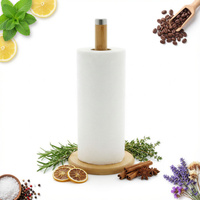 STOJAK BAMBUSOWY NA PAPIER RĘCZNIK KUCHENNY