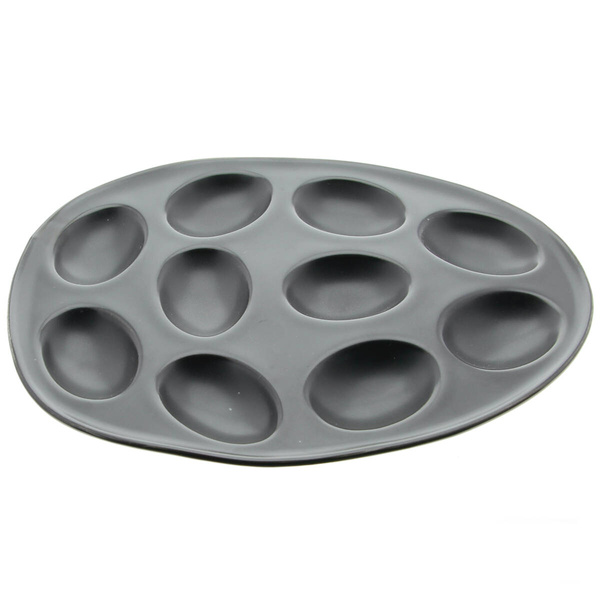 TALERZ NA JAJKA PORCELANOWY PÓŁMISEK DO JAJ