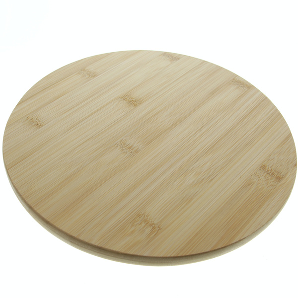 PATERA TALERZ NA CIASTO PRZEKĄSKI OWOCE 20 cm BAMBUSOWA DREWNIANA NA NODZE