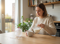 DZBANUSZEK CUKIERNICA ZESTAW CUKIERNICZKA POJEMNIK NA CUKIER MLECZNIK 250ML