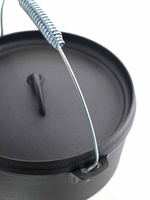 KOCIOŁEK GARNEK ŹELIWNY GAR MYŚLIWSKI Z POKRYWKĄ