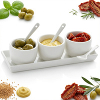 MISECZKI POJEMNIKI DO SOSU DIPÓW 3 szt ZESTAW