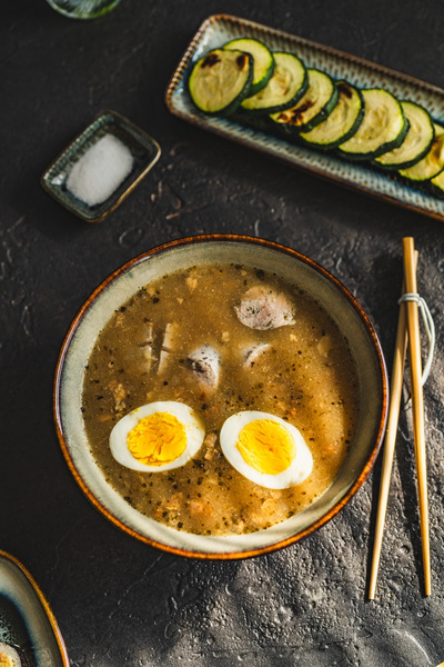 MISKA DO RAMENU MAKARONU ZUPY TALERZ GŁĘBOKI 1L MISECZKA OBIADOWA 20cm